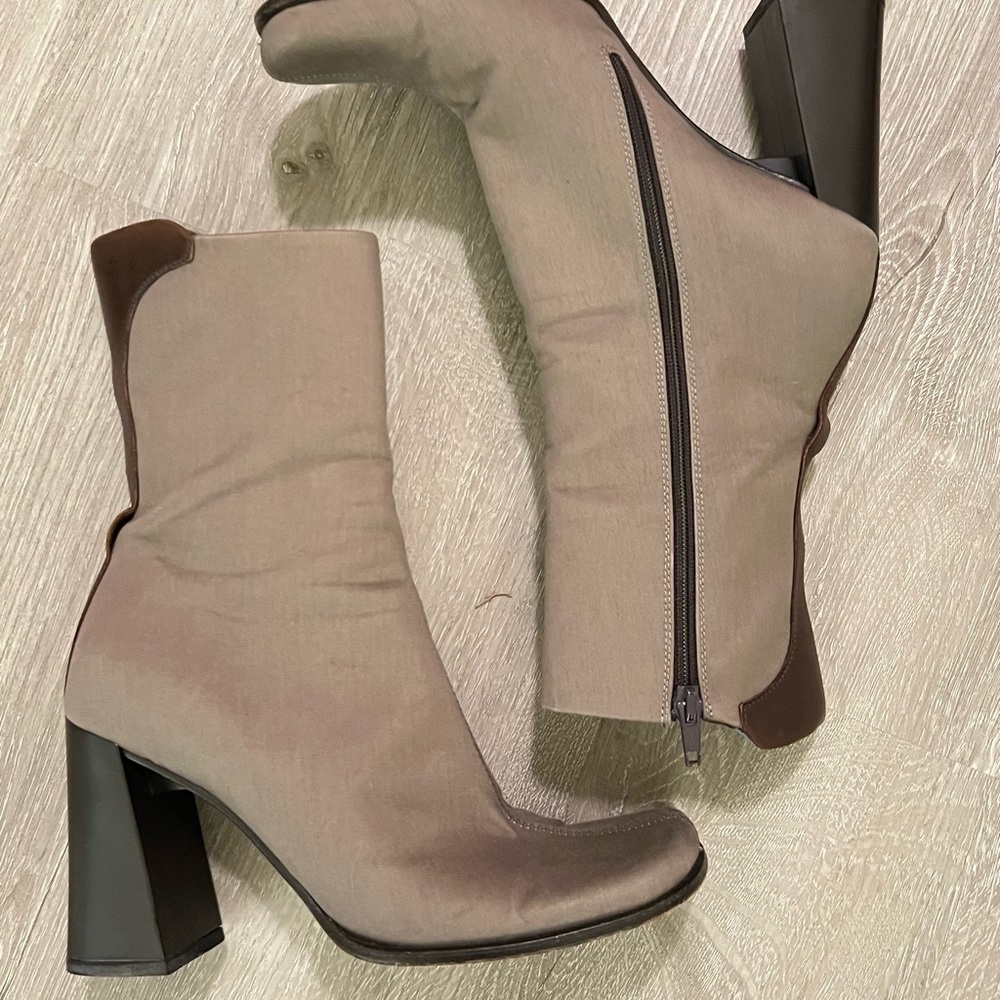 Brown Prada Heeled Boots
